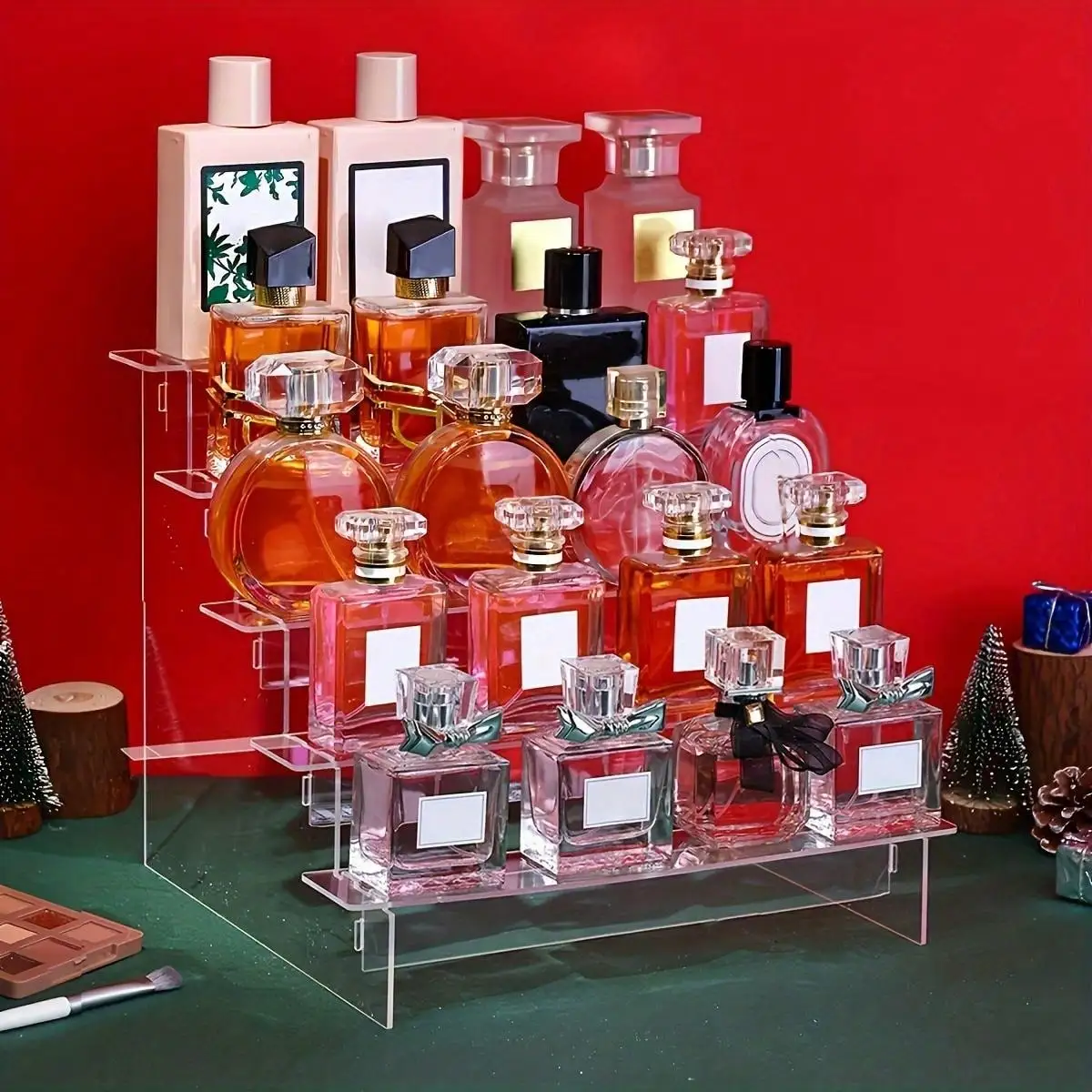 Display Risers Set - Elevadores de exhibición acrílicos, soporte organizador