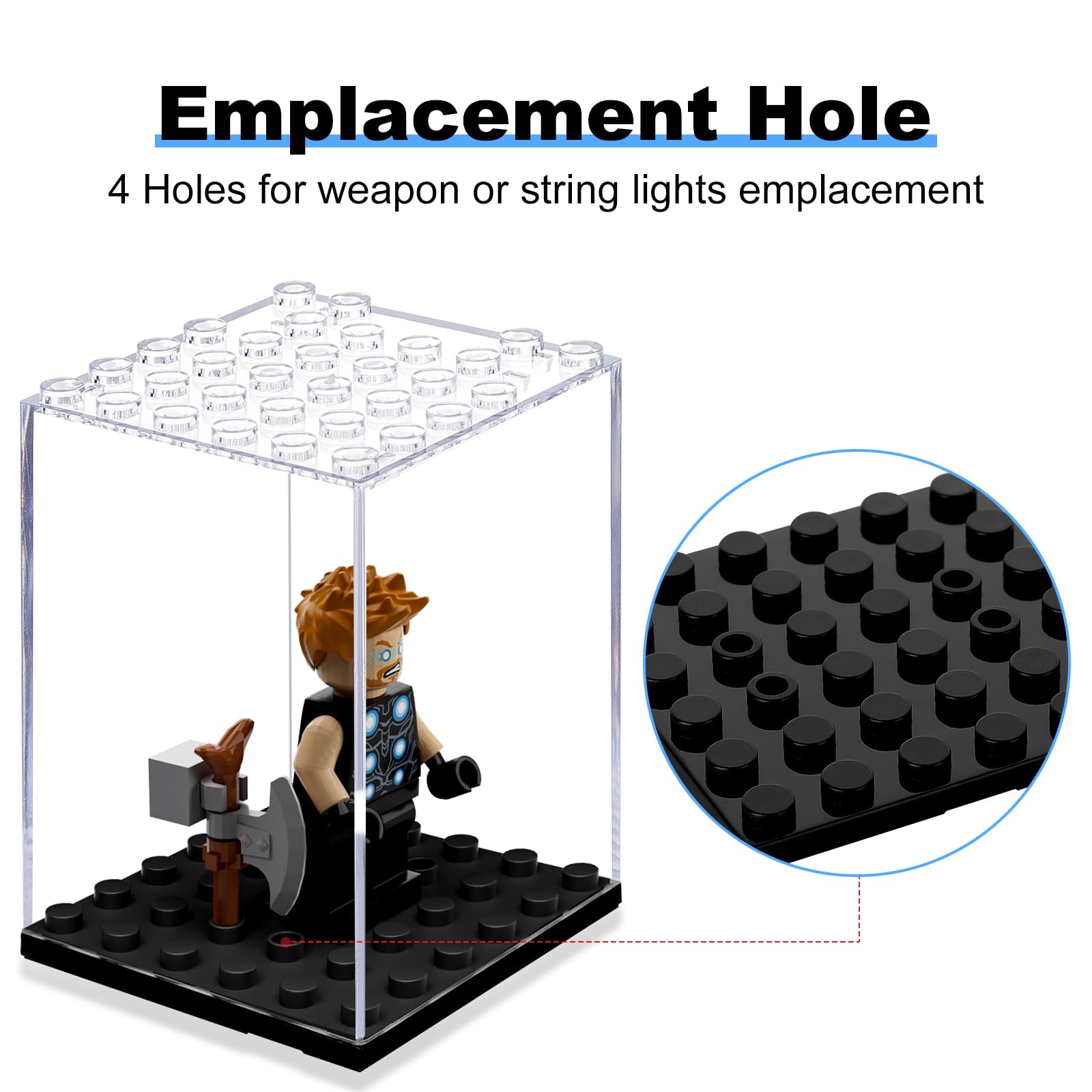 Caja expositora de bloques de  - Lego Minifigure Holder reseña y precio