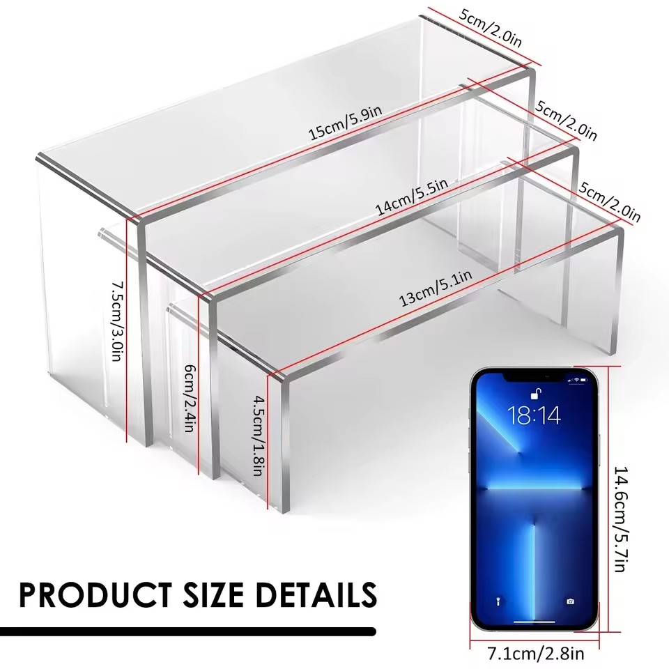 Soporte de exhibición acrílico - Display Risers Set reseña y precio