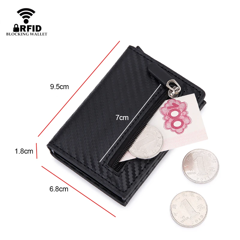 Cartera con Bloqueo RFID, Tarj - Card Top Loader reseña y precio