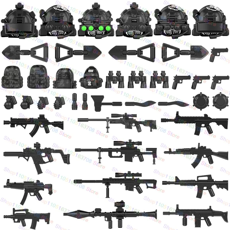 MOC soldados militares figuras - Lego Minifigure Holder reseña y precio